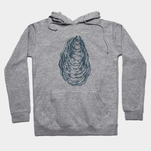 blue oyster Hoodie by hellojodes